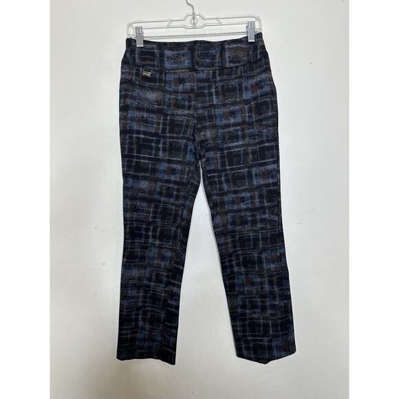 Lisette L Montreal Gray Square Career Pull On Pants Straight 26” Inseam Size 4 - Picture 1 of 7